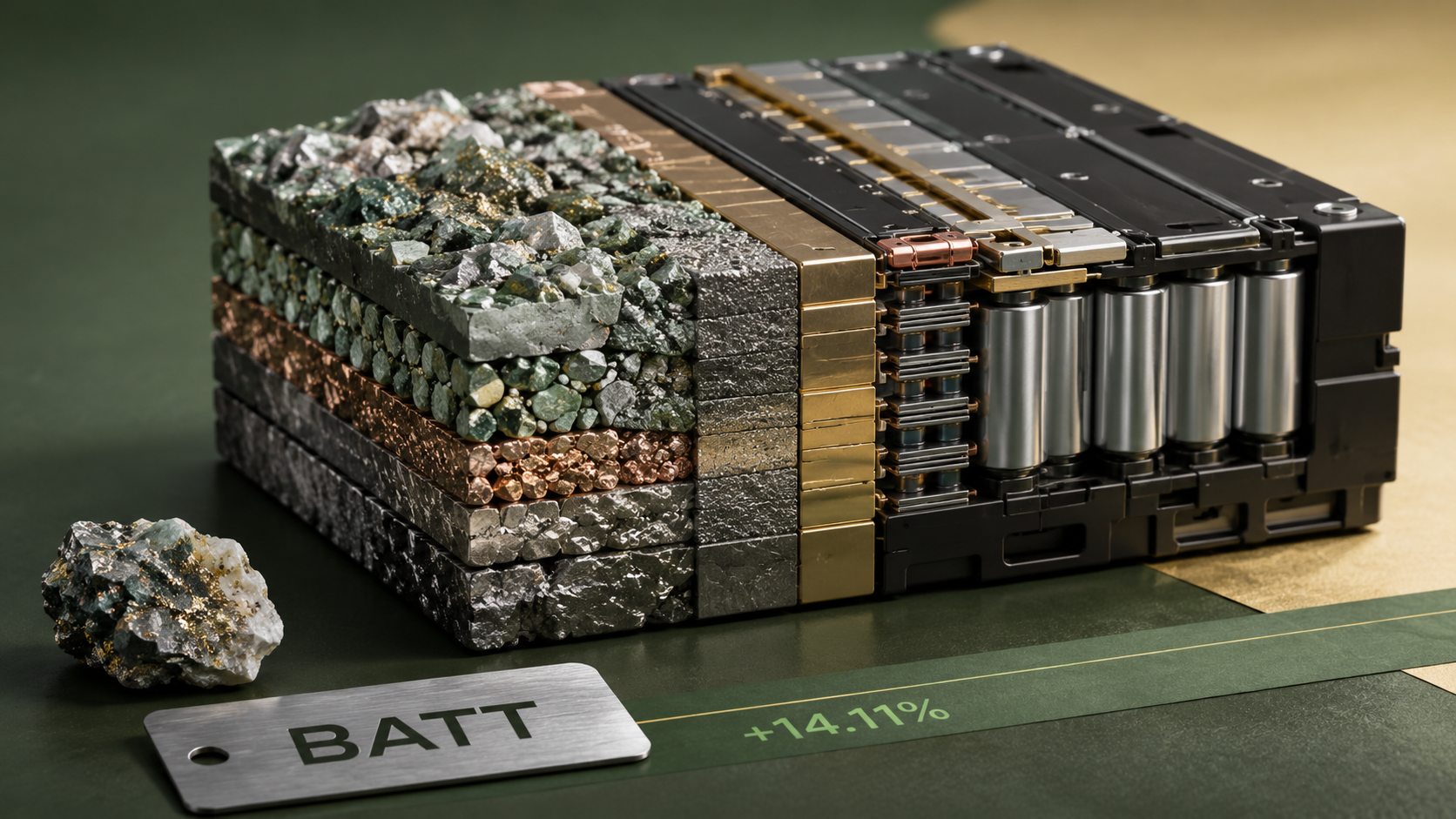 Amplify BATT ETF rises 14.11% in April on miners, tech