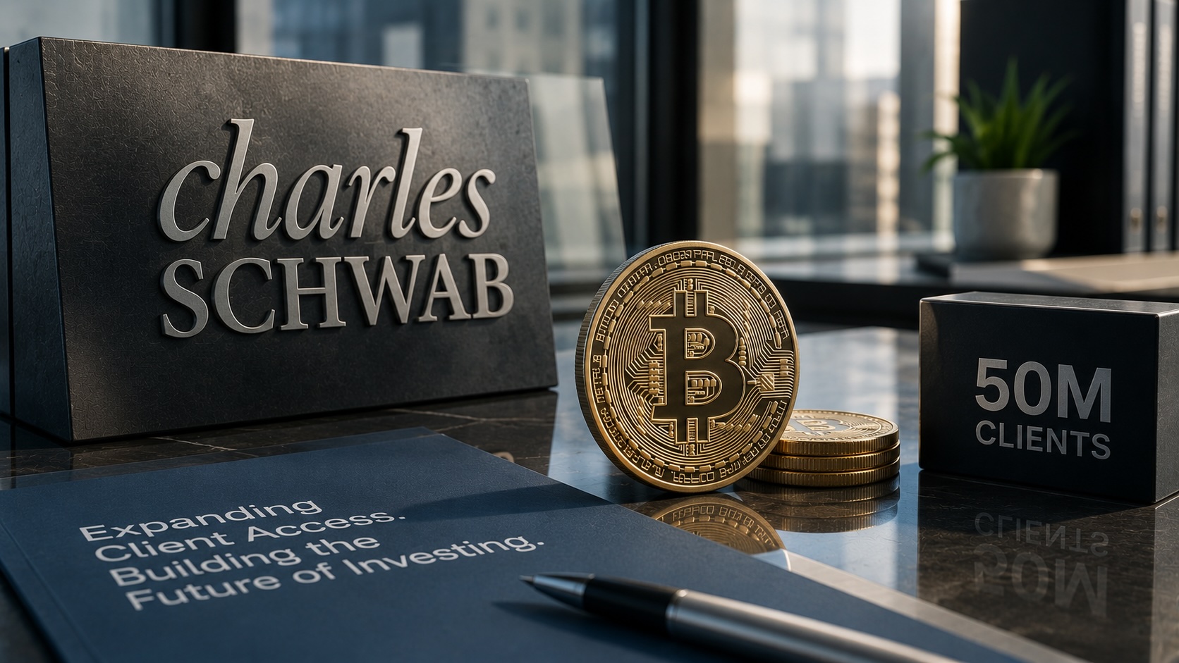 Charles Schwab opens Bitcoin access to 50 million clients