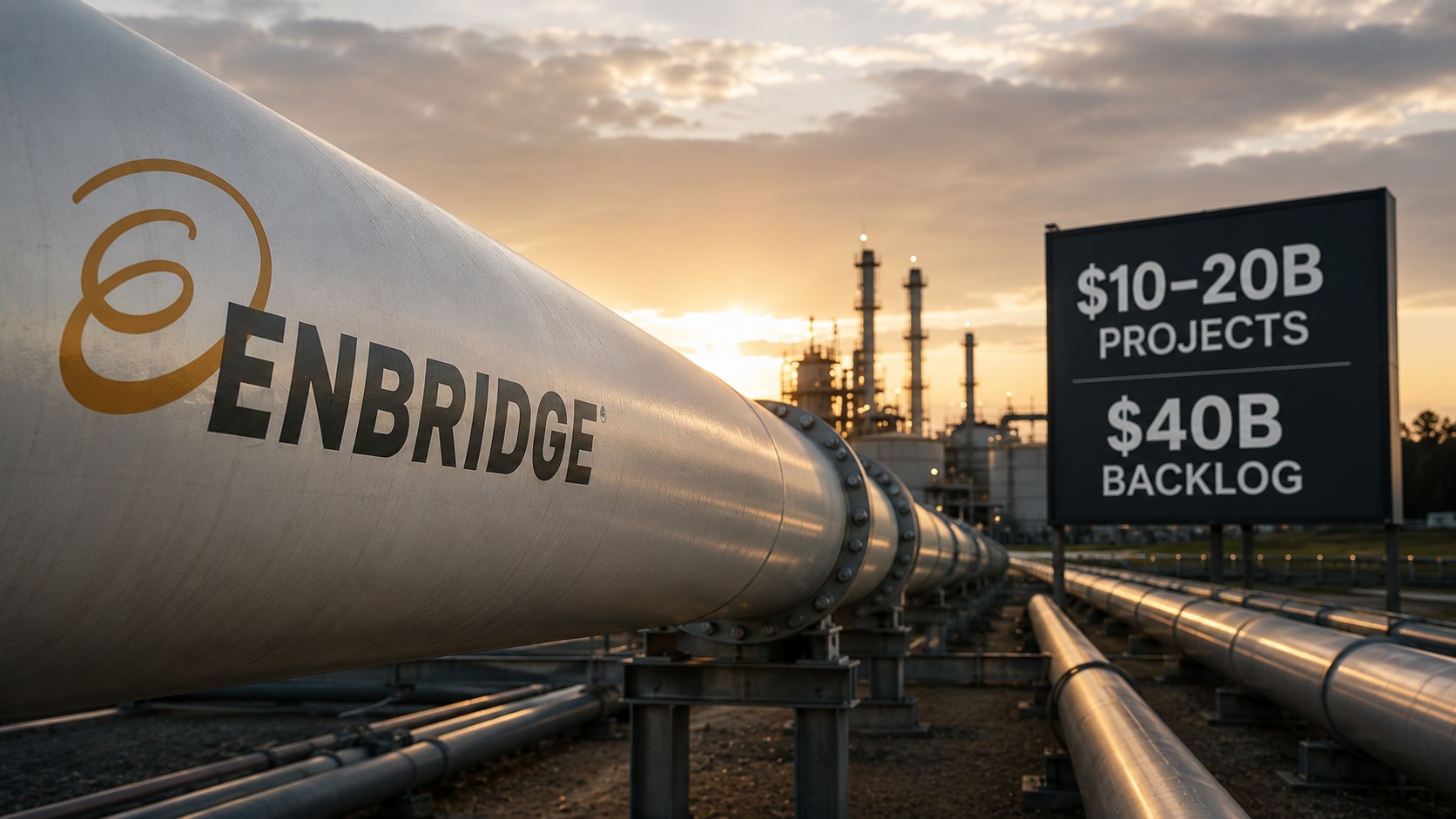 Enbridge plans $10–20B in projects, cites $40B backlog