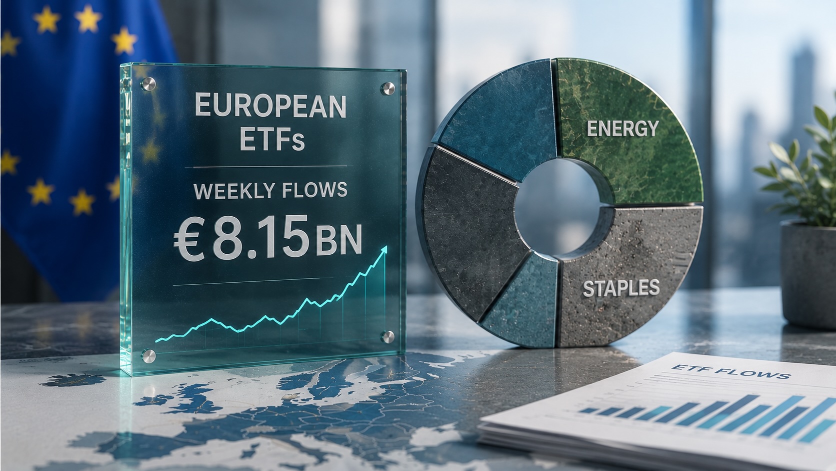 European ETFs draw €8.1bn in week 21; Energy, staples lead