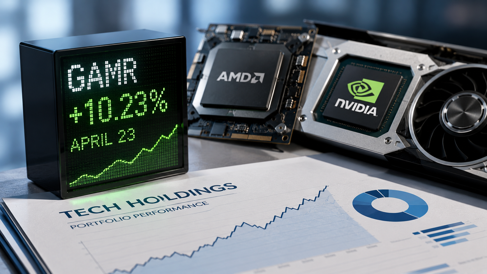 GAMR rises 10.23% in April as AMD, Nvidia boost tech holdings