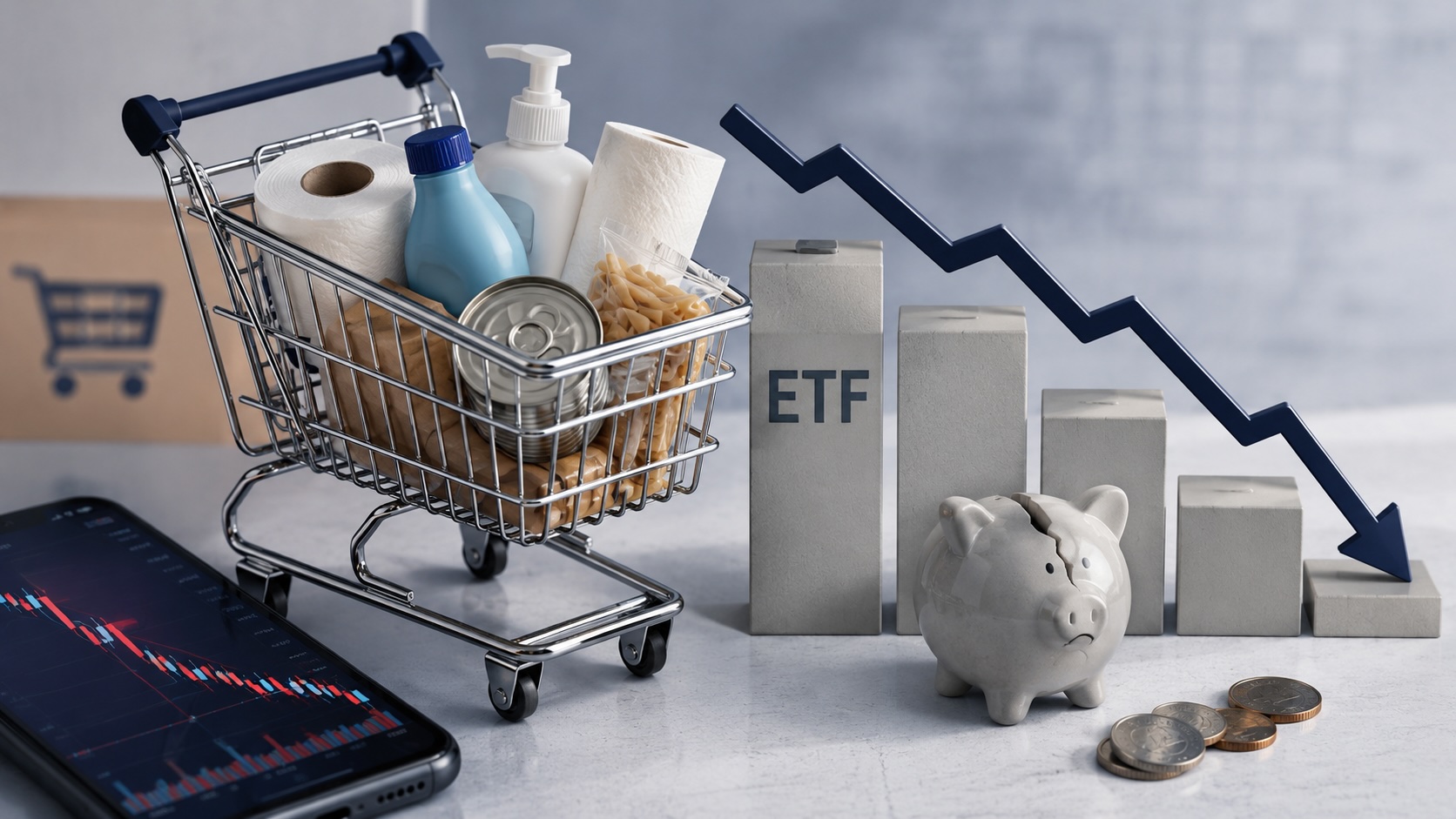 Retail ETFs move to staples and e-commerce as savings fall
