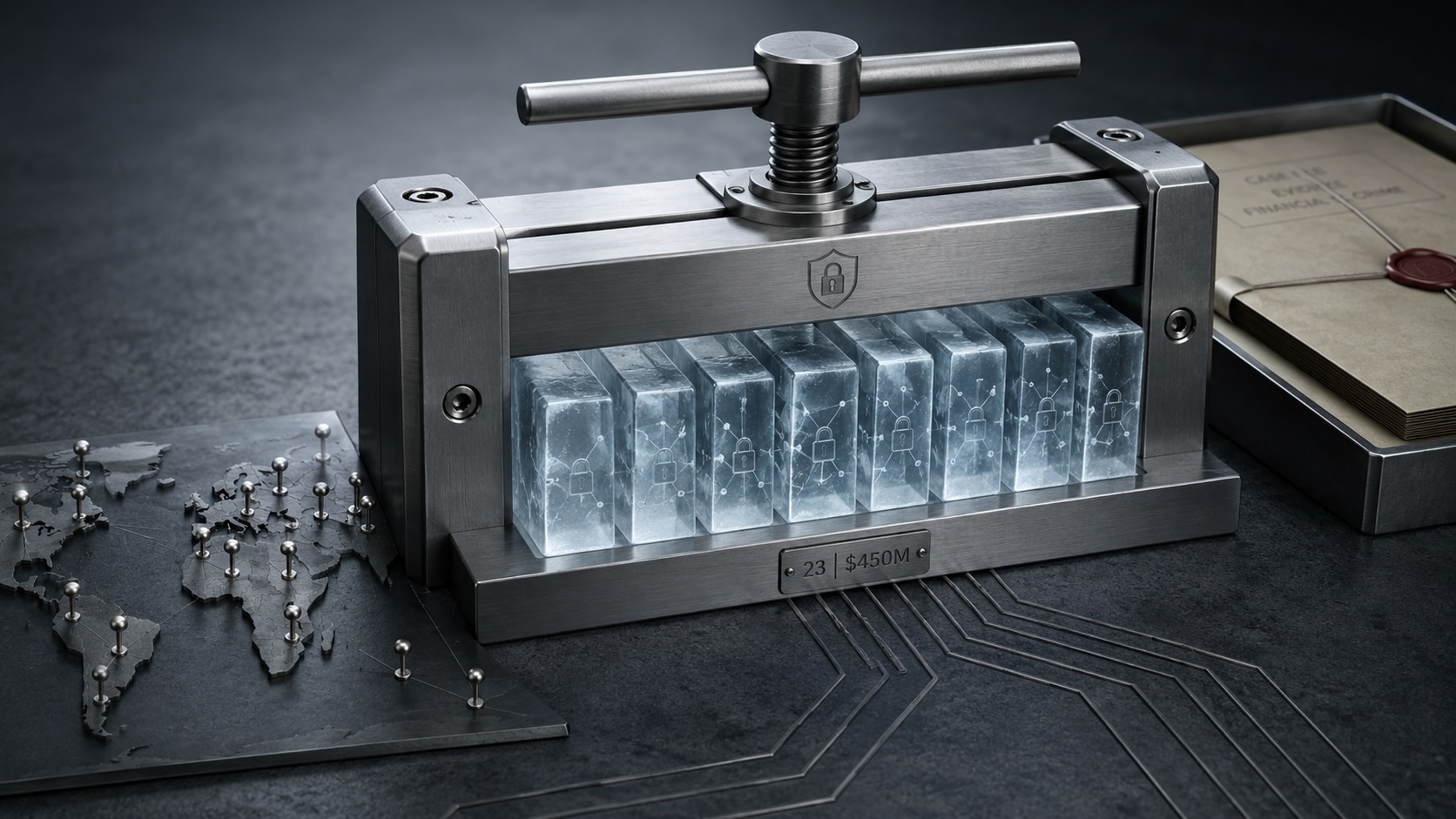 T3 Unit freezes $450M in illicit crypto across 23 nations