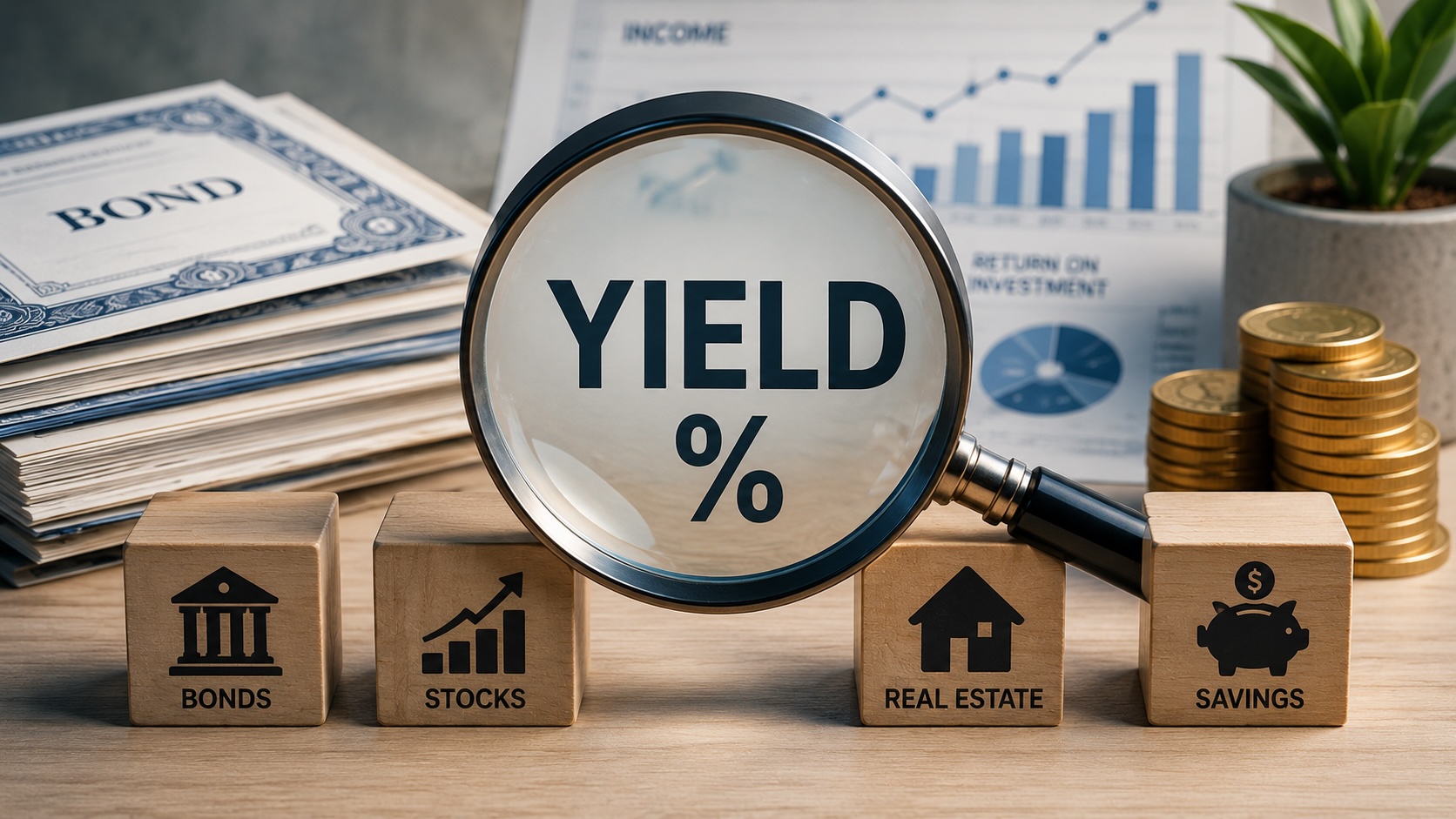 What is yield in finance?