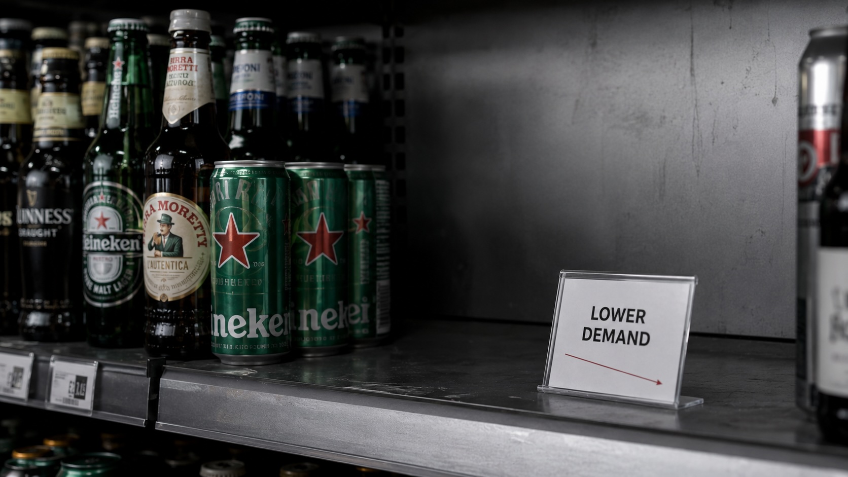 Diageo, Heineken and AB InBev face falling alcohol demand
