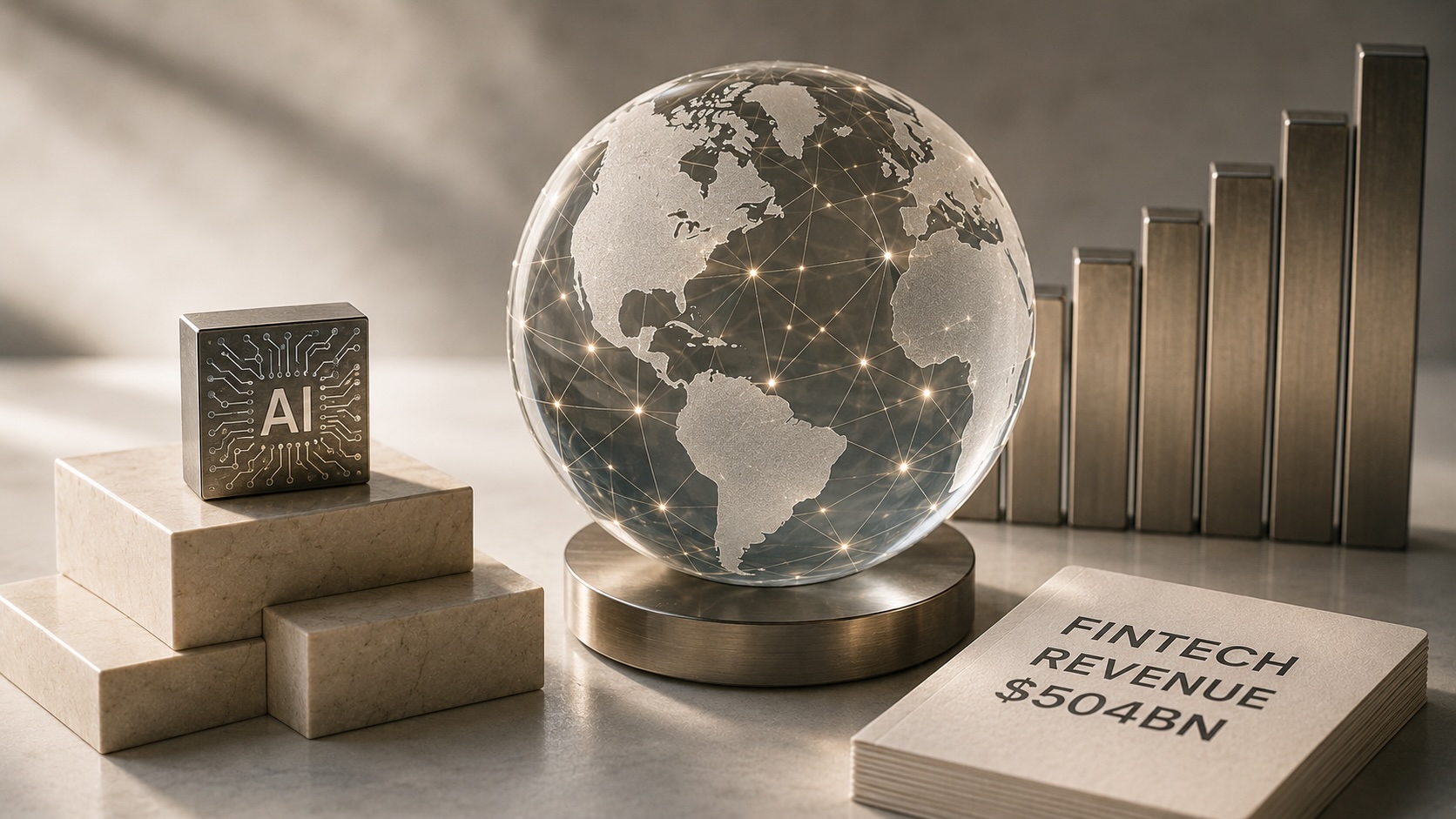 Global fintech revenue 4bn, now 4% of financial services