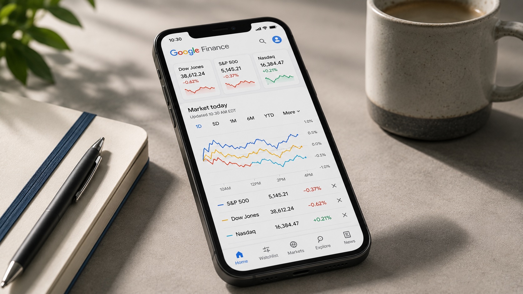 Google launches standalone Google Finance mobile app