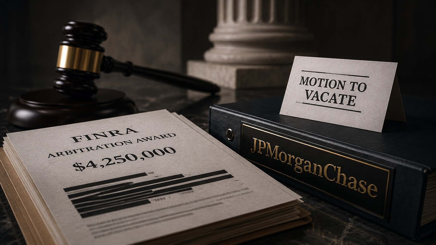 JPMorgan asks court to vacate $4.25M FINRA award