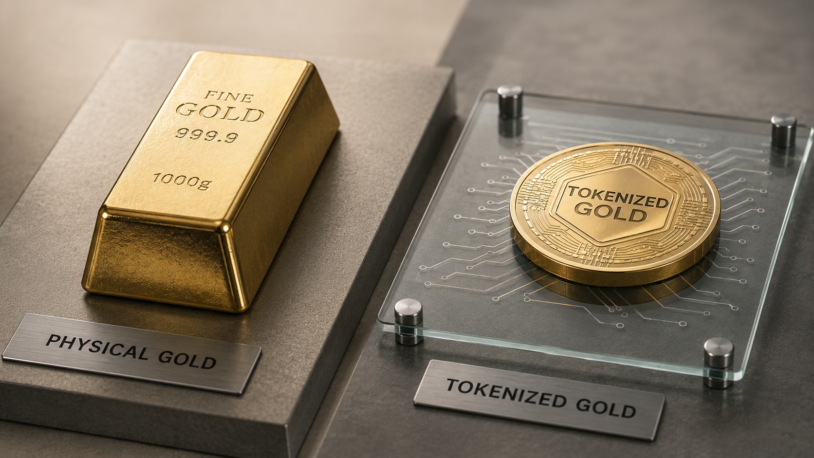 Tokenized gold trades carry lower premiums than bullion
