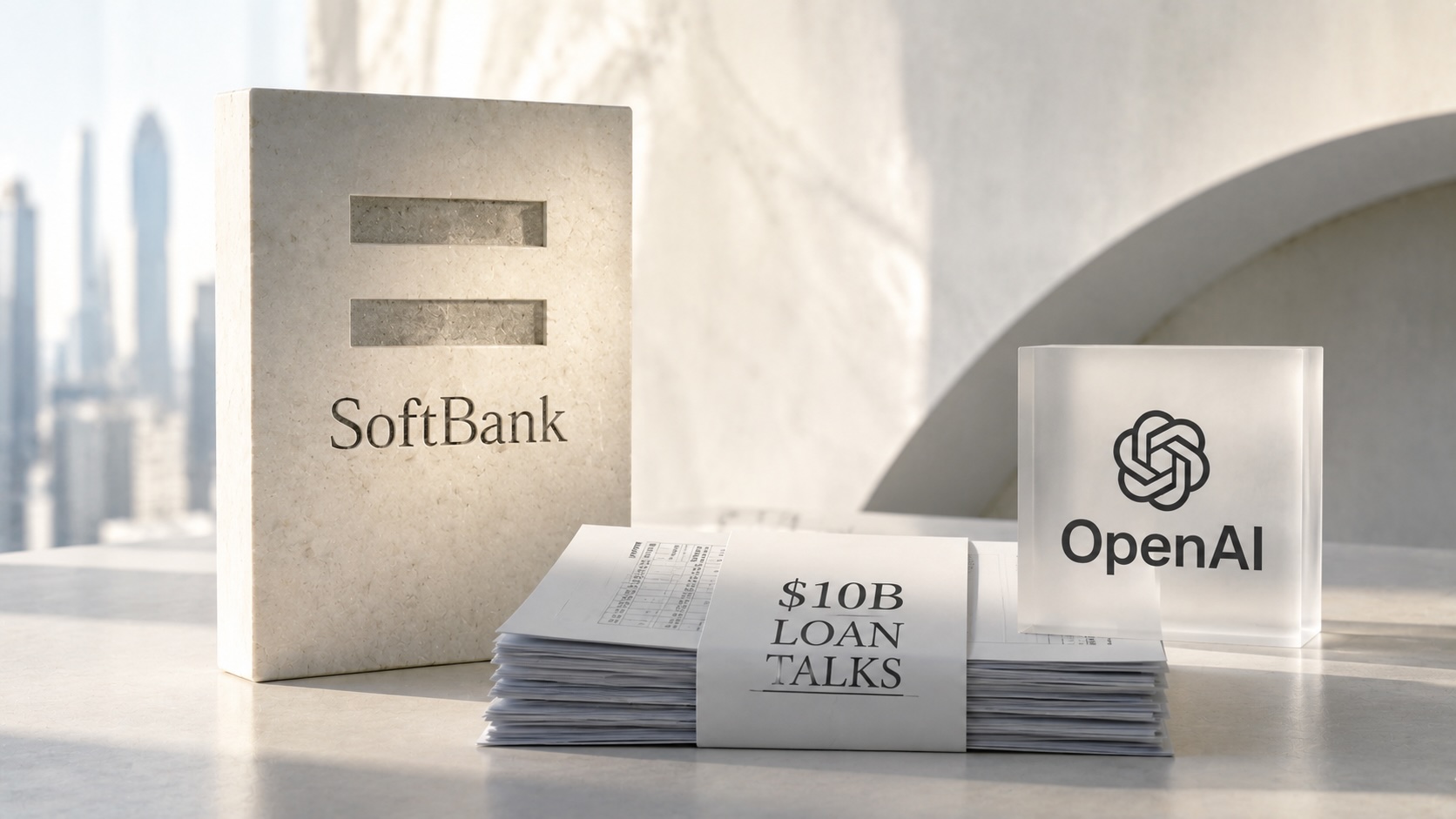 SoftBank stock rises as B OpenAI-backed loan talks resume